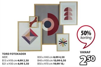 Jysk Tord fotokader aanbieding