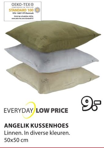 Jysk Angelik kussenhoes aanbieding