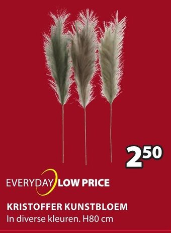Jysk Kristoffer kunstbloem aanbieding