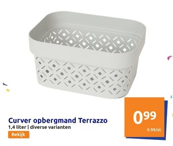 Curver opbergmand terrazzo 1,4 liter
