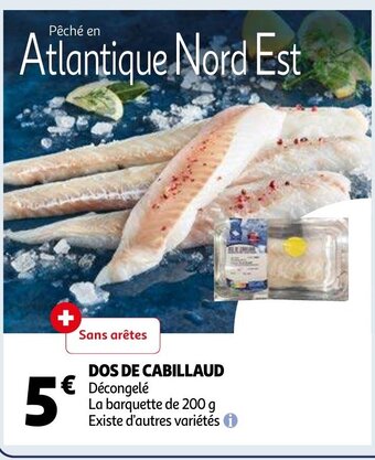 Auchan Dos de cabillaud aanbieding