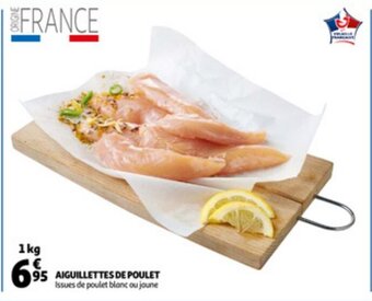 Auchan Aiguillettes de poulet 1kg aanbieding