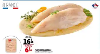 Filets de poulet duc 2.5kg