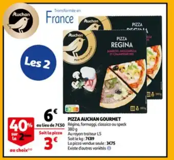 Auchan Pizza auchan gourmet 380g aanbieding