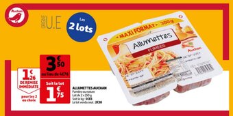 Auchan Allumettes auchan aanbieding