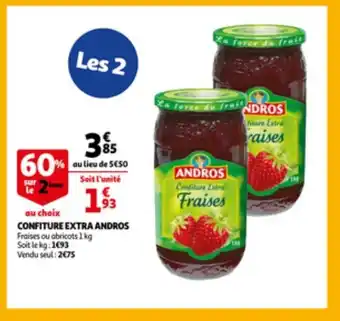 Auchan Confiture extra andros aanbieding
