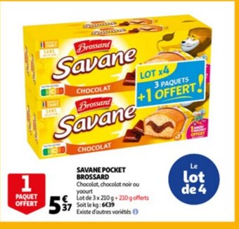 Auchan Savane pocket brossard aanbieding