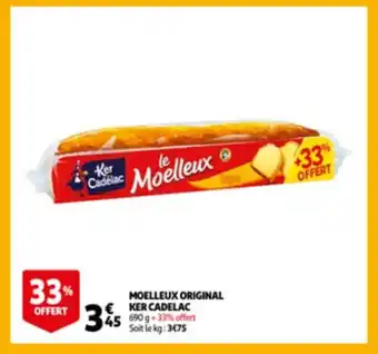 Auchan Moelleux original ker cadelac 690g aanbieding