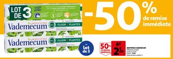 Dentifrice vademecum