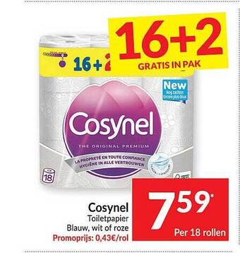 Intermarché Cosynel toiletpapier aanbieding