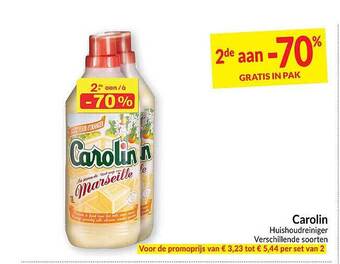 Intermarché Carolin huishoudreiniger aanbieding