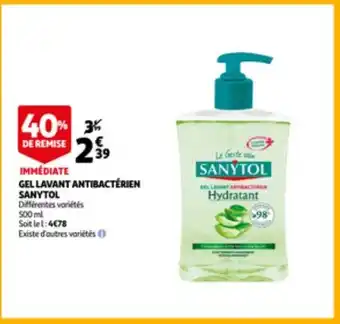 Gel lavant antibcterien sanytol 500ml