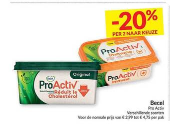 Intermarché Becel pro activ aanbieding