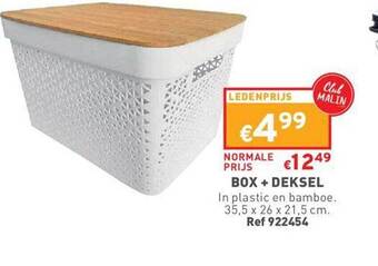Trafic Box + deksel aanbieding