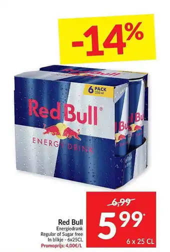 Red bull energiedrank