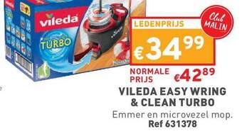 Trafic Vileda easy wring & clean turbo aanbieding