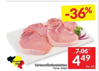 Intermarché Varkensfiletkoteletten aanbieding