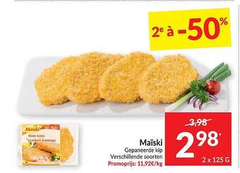 Intermarché Maïski gepaneerde kip aanbieding