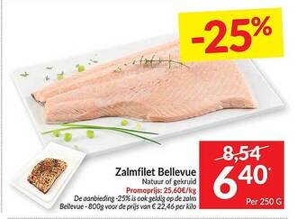 Intermarché Zalmfilet bellevue aanbieding