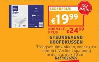 Trafic Steungevend hoofdkussen aanbieding