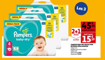 Changes baby dry protection integral mega pampers