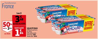 Auchan Veloute fruix 8 x 125g aanbieding