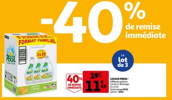 Auchan Lessive persil aanbieding