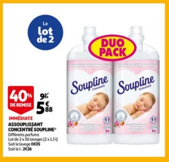 Auchan Assouplissant concentre soupline aanbieding