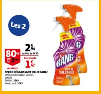 Spray degraissant cillit bang 900ml