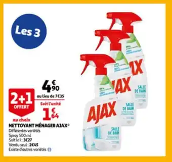 Auchan nettoyant menager ajax 500ml aanbieding