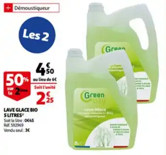 Auchan Lave glace bio 5 liters aanbieding