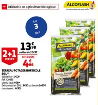 Terreau potager horticole 50 L