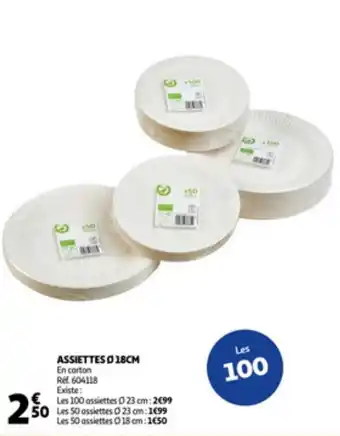 Assiettes 18 cm