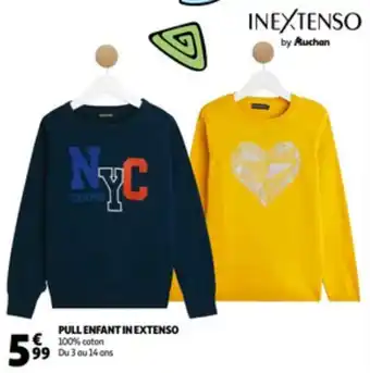Auchan Pull enfant in extenso aanbieding