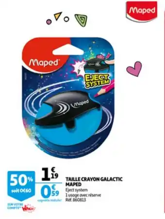 Taille crayon galactic maped