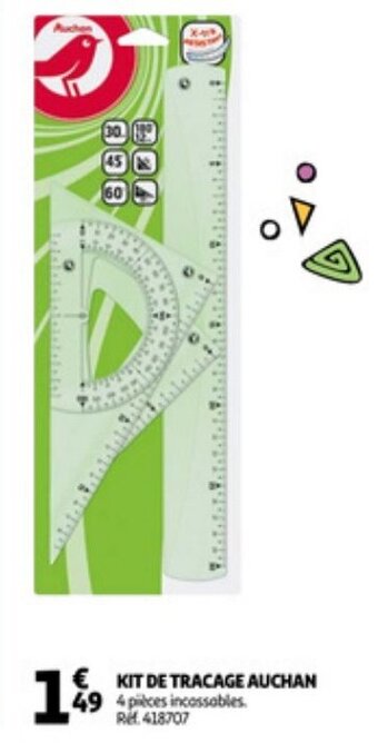 Auchan Kit de tracage auchan aanbieding