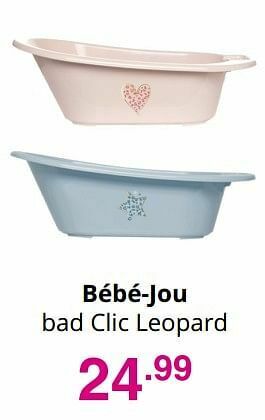 Baby & Tiener Bébé-jou bad clic leopard aanbieding