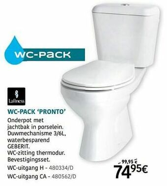 Wc-pack pronto