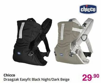 Baby & Tiener Chicco draagzak easyfit black night-dark beige aanbieding