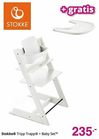 Baby & Tiener Stokke tripp trapp + baby set aanbieding