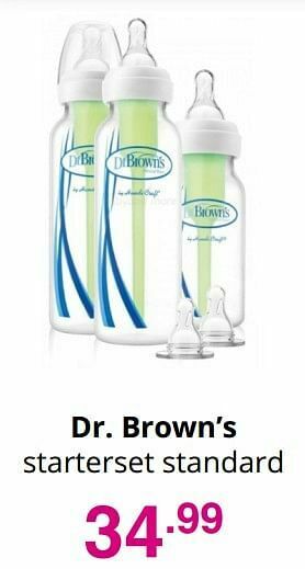 Baby & Tiener Dr. brown’s starterset standard aanbieding