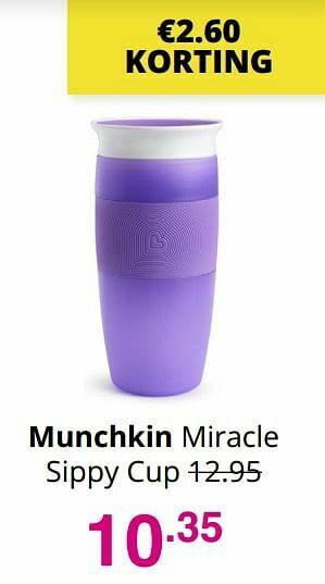 Baby & Tiener Munchkin miracle sippy cup aanbieding