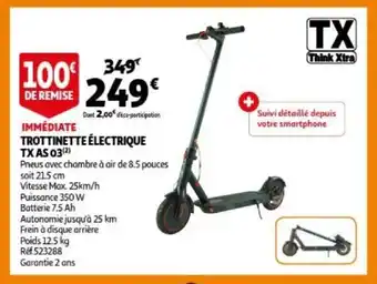 Trottinette electrique tx as 03. ref. 523288