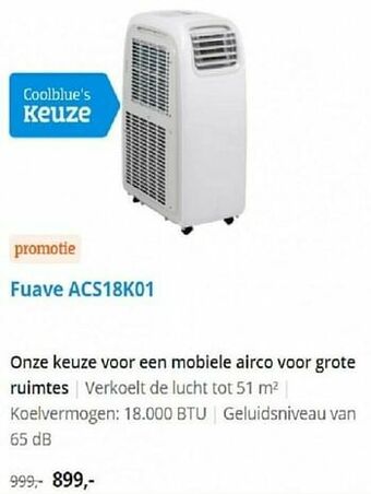 Coolblue Fuave acs18k01 aanbieding