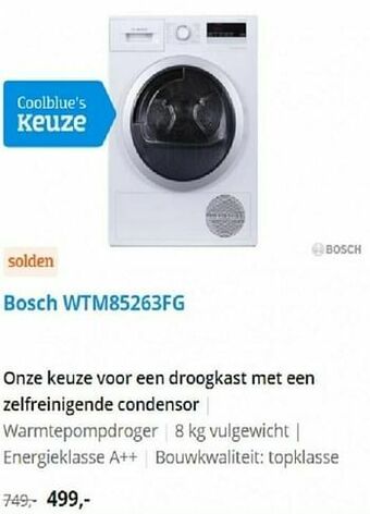 Coolblue Bosch wtm85263fg aanbieding