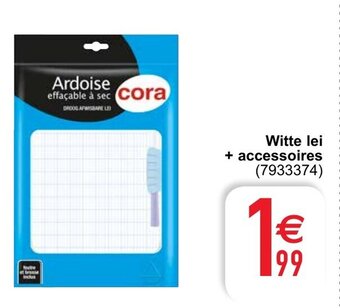 Cora Witte lei + accessoires aanbieding