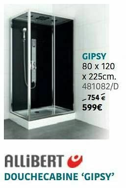 HandyHome Douchecabine gipsy aanbieding
