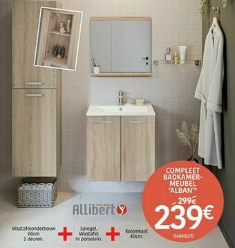 Compleet badkamermeubel alban
