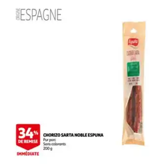 Chorizo sarta noble espuna 200g