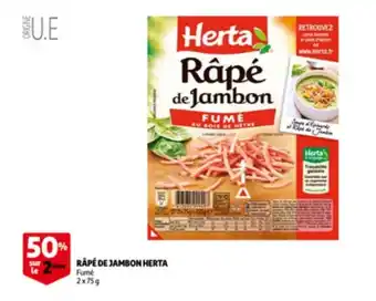 Auchan Rape de jambon herta 2x75g aanbieding